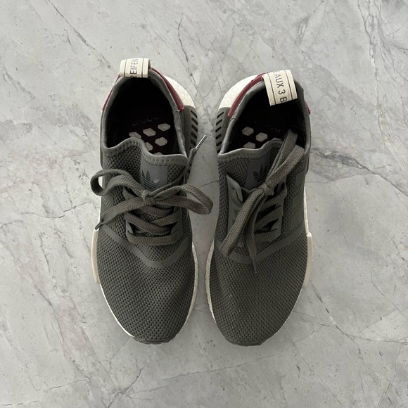 Khaki Green Adidas NMD’s - Picture 3 of 4